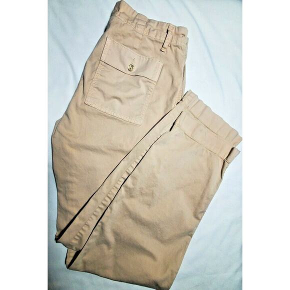 Tory Burch Khakis 27 Straight Leg Fatigue Chino Pants Trouser 27x31 Womens Size - Picture 3 of 9